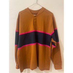 Nike Golf Henley EUC Size Mens Medium - Desert Bronze - MSRP $90